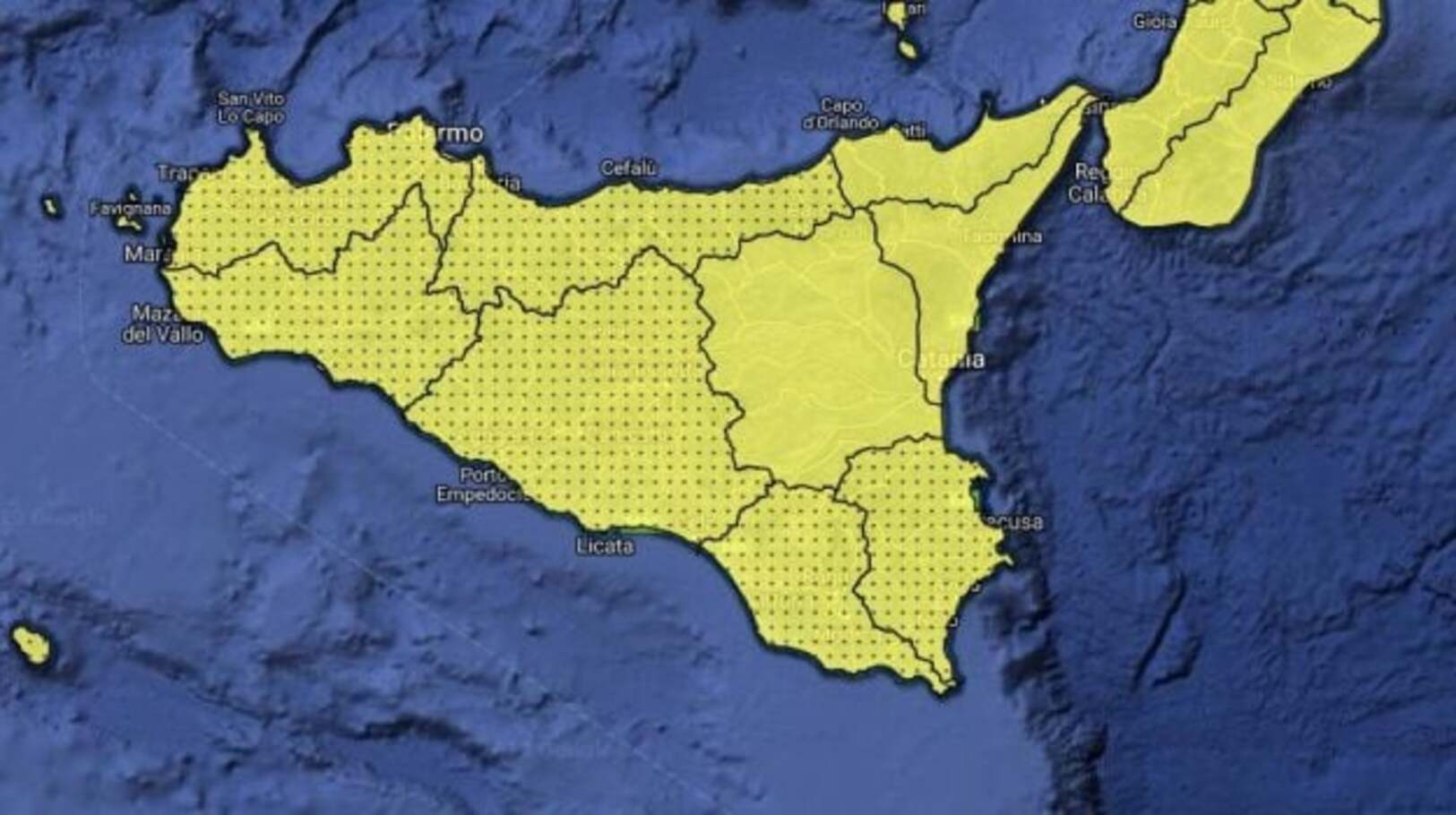 Meteo Sabato 10 Dicembre Allerta Gialla In Sicilia Per Il Maltempo