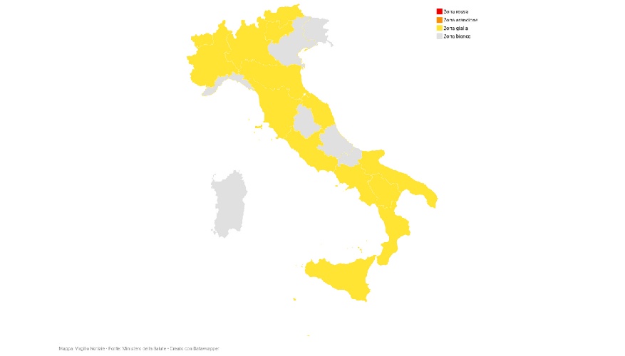 Covid Italia 4 Regioni In Zona Bianca Da Lunedi Le Prime Parole Di Razza