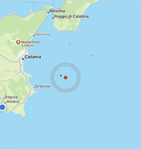 Terremoto A Siracusa Al Largo