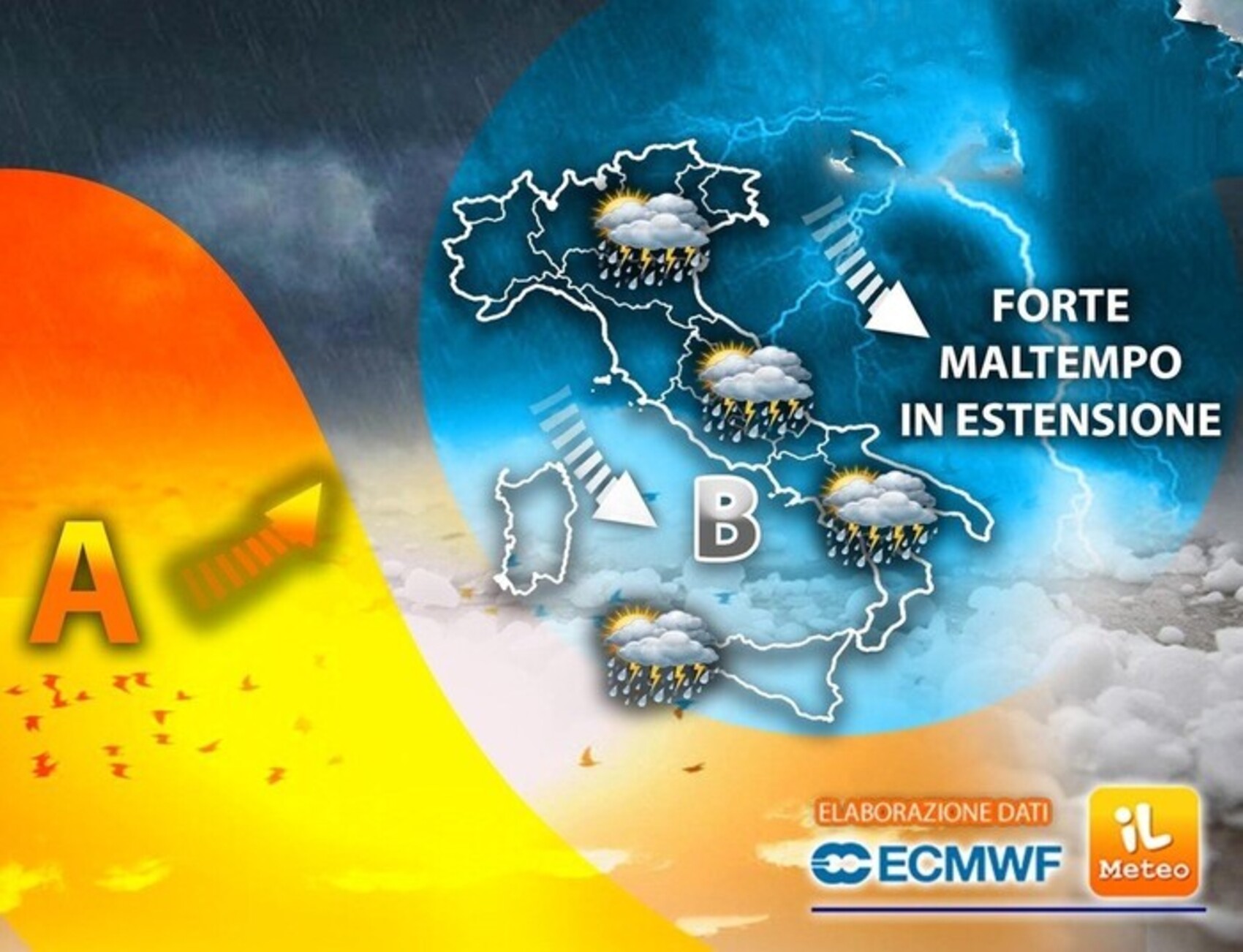 Maltempo, Ancora Piogge Fino A Metà Settimana