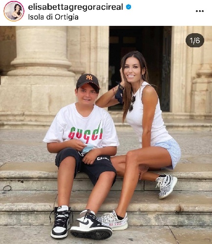 Elisabetta Gregoraci In Sicilia Con Il Figlio Nathan Falco Briatore